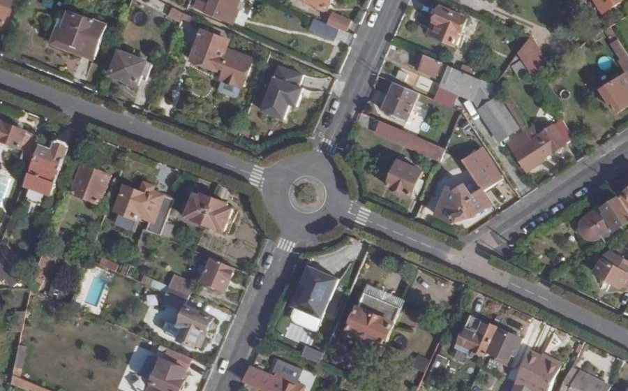 Vue aérienne du Place de l'Avenir