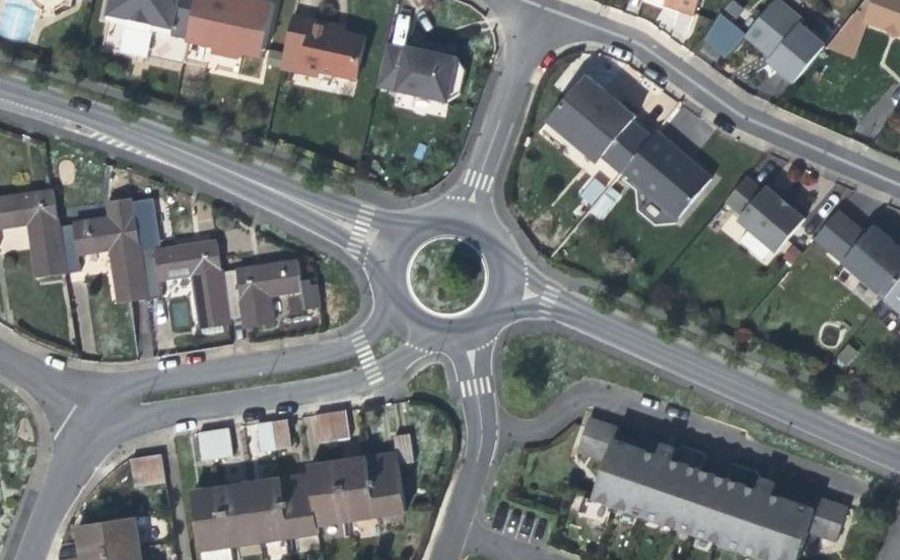 Vue aérienne du Avenue Roger Salengro