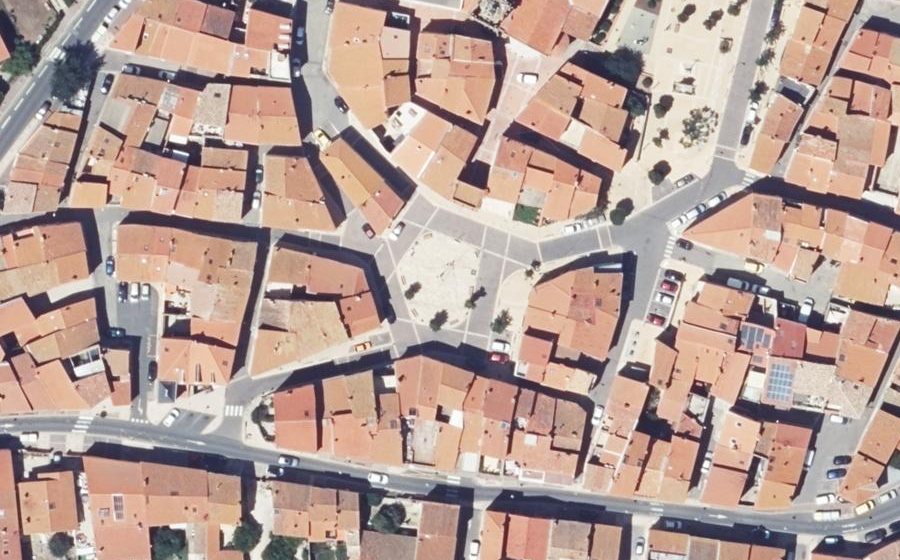 Vue aérienne du Place de la République