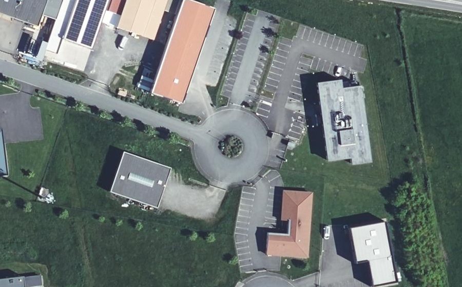Vue aérienne du Rue des Grands Chênes