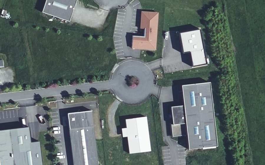 Vue aérienne du Rue des Grands Chênes