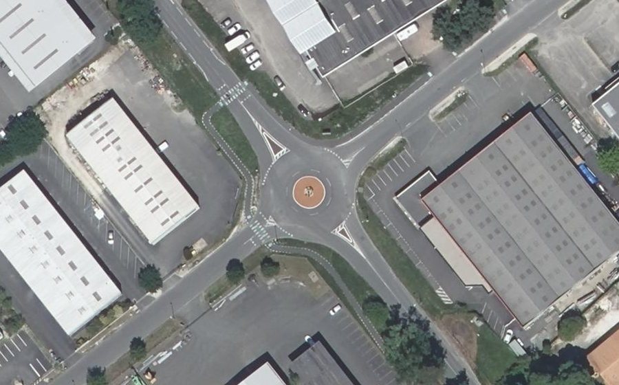 Vue aérienne du Chemin de la Briquetterie