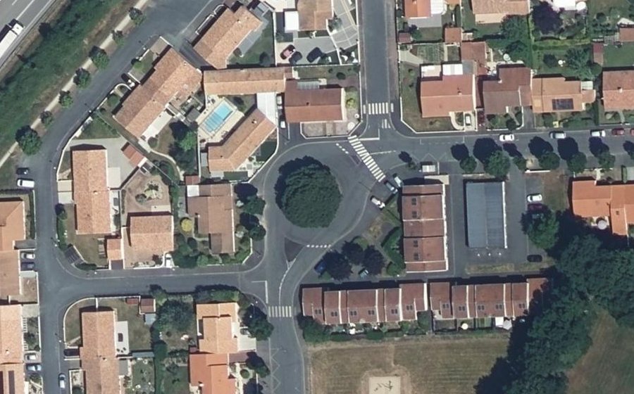 Vue aérienne du Avenue de Mon Repos