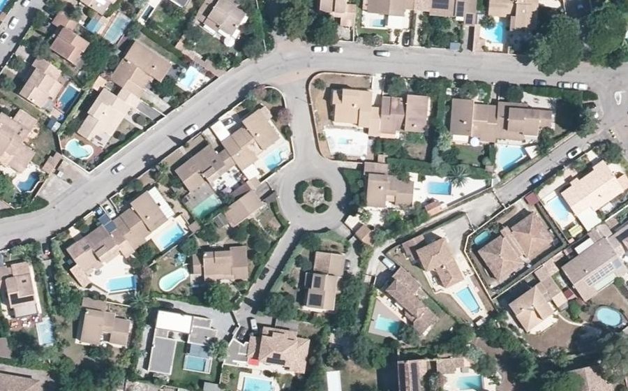 Vue aérienne du Allée du Coche