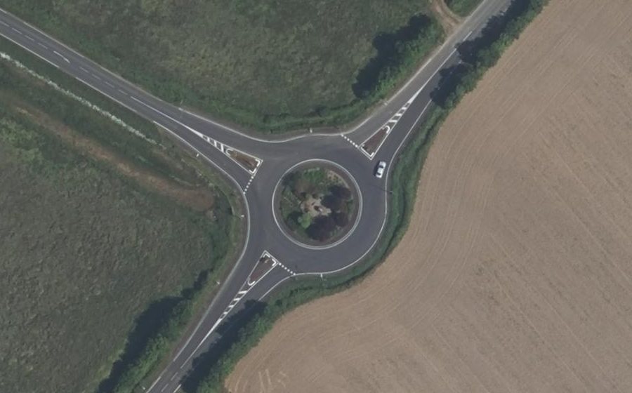 Vue aérienne du Route de Somloire