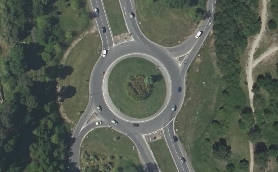 Vue aérienne du Route de Lacanau