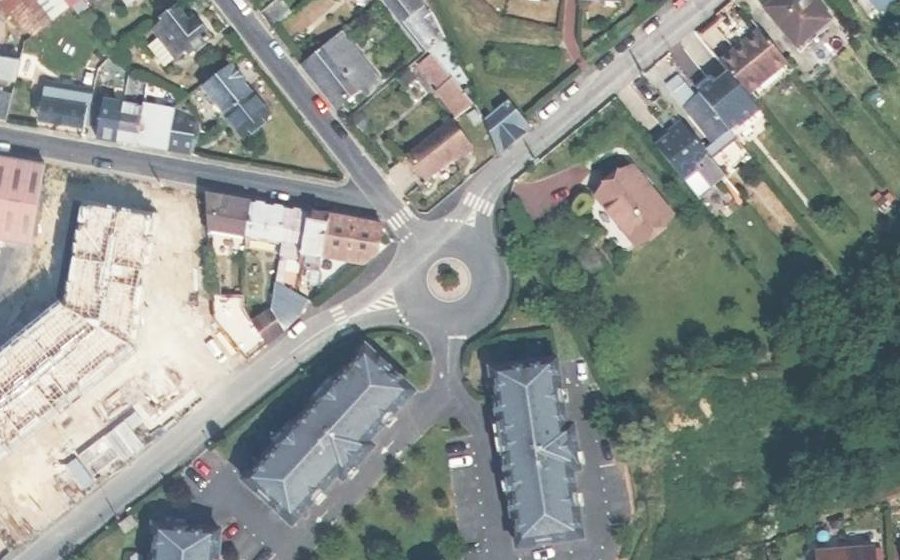 Vue aérienne du Chemin de l'Épinay