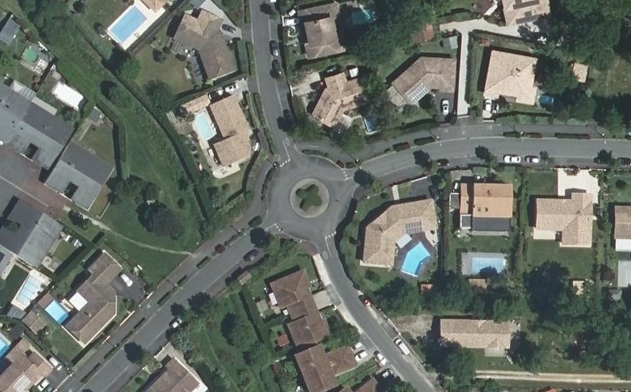 Vue aérienne du Chemin de Vimaney