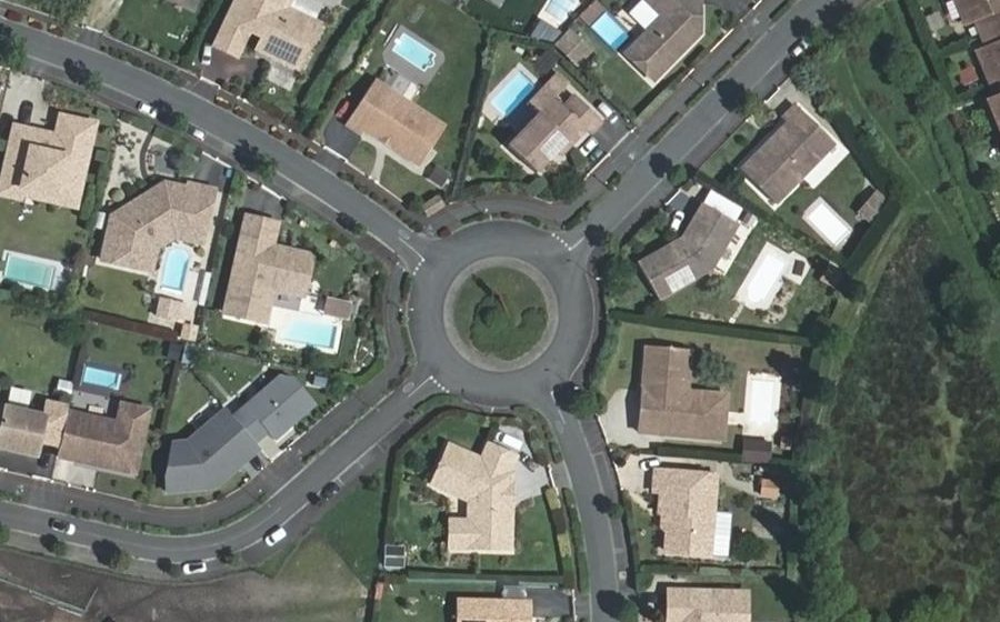 Vue aérienne du Rue Vivaldi