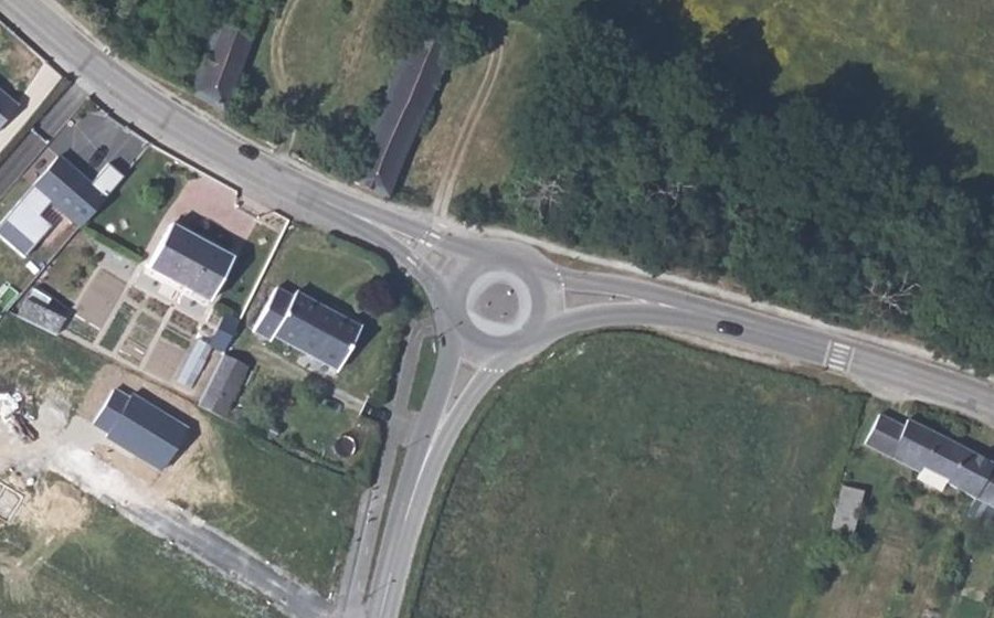 Vue aérienne du Rue de Vieillevigne