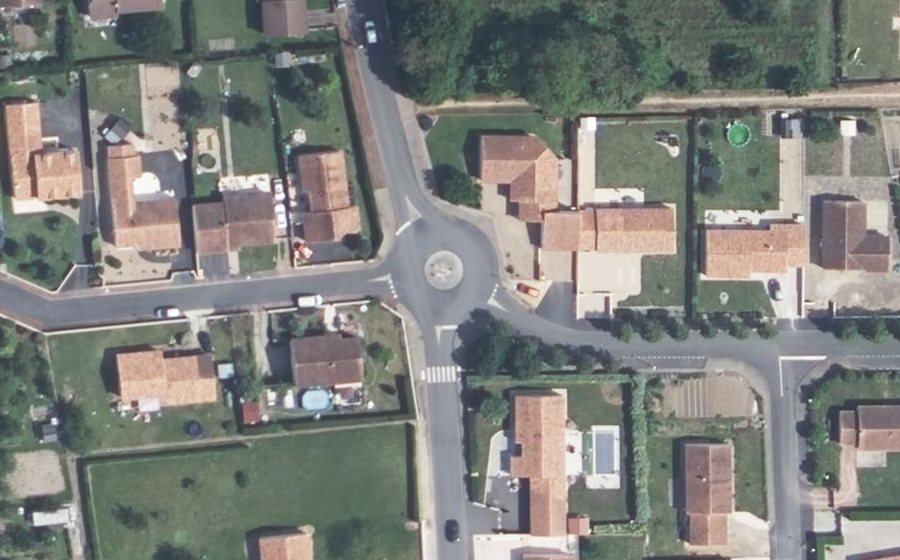 Vue aérienne du Rue Honoré de Balzac