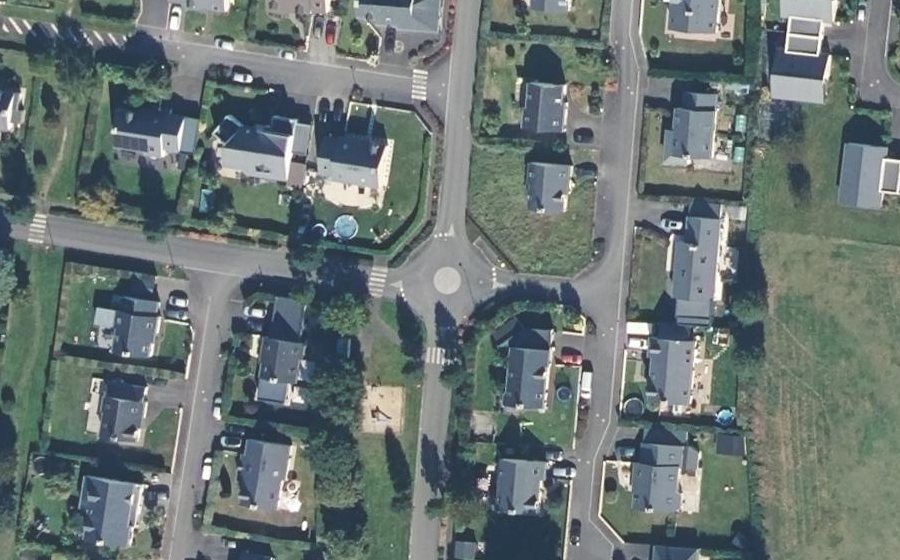 Vue aérienne du Rue des Petits Champs