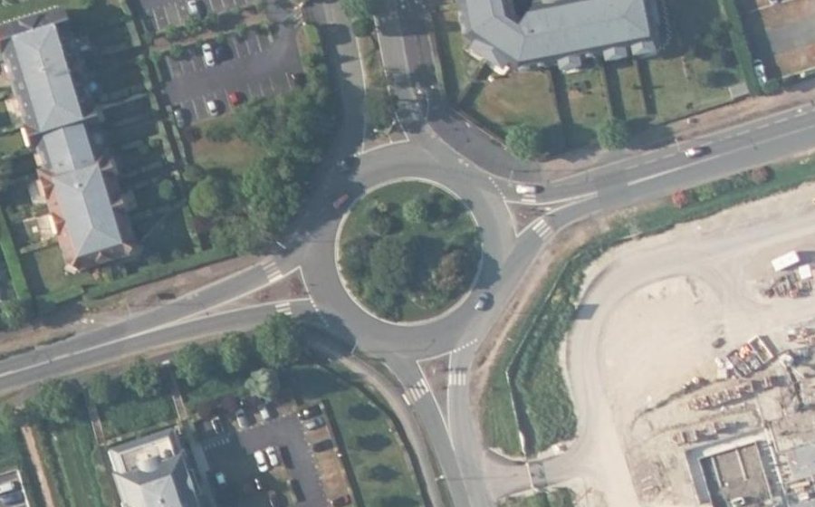 Vue aérienne du Avenue Guillaume le Conquérant