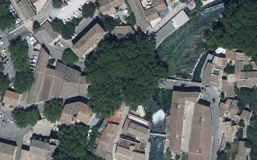 Vue aérienne de la Place de la Colonne