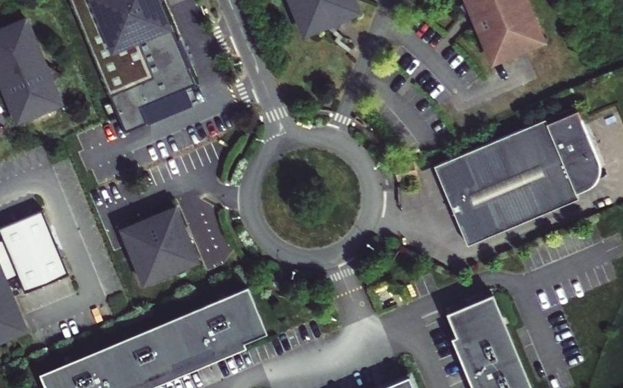 Vue aérienne du Allée Hélène Boucher
