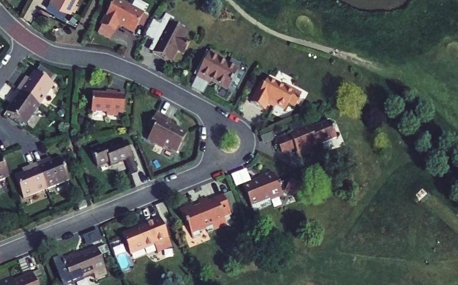 Vue aérienne du Avenue du Plat Pays