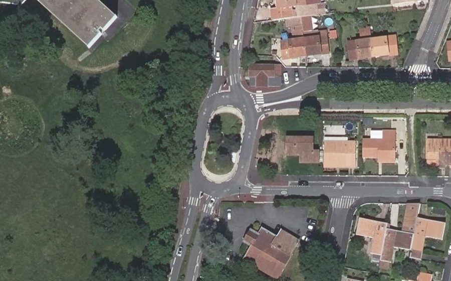 Vue aérienne du Avenue René Cassagne
