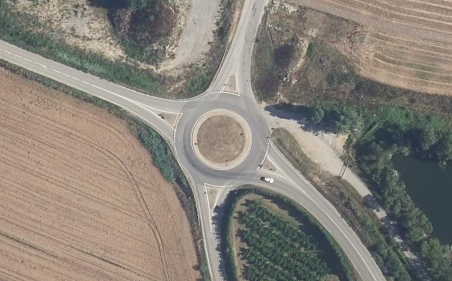 Vue aérienne du Route des Petits Robins