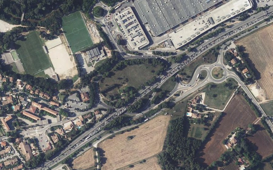 Vue aérienne du Rue Guillaume du Vair