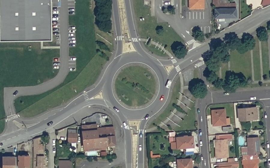Vue aérienne du Route de Bordeaux