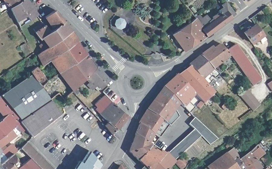 Vue aérienne du Rue Saint-Éloi