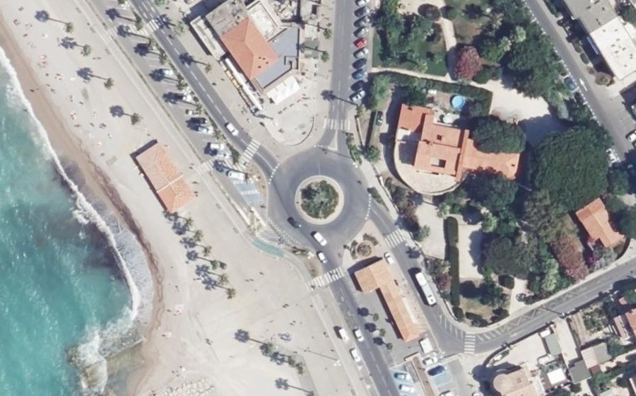 Vue aérienne du Rond-Point d'Emmendingen