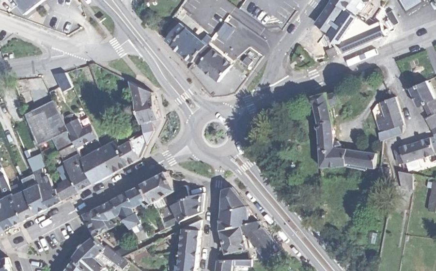 Vue aérienne du Giratoire Saint-James