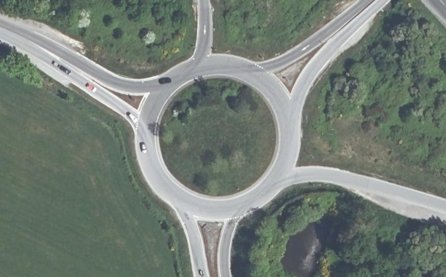 Vue aérienne du Giratoire du Rodoir
