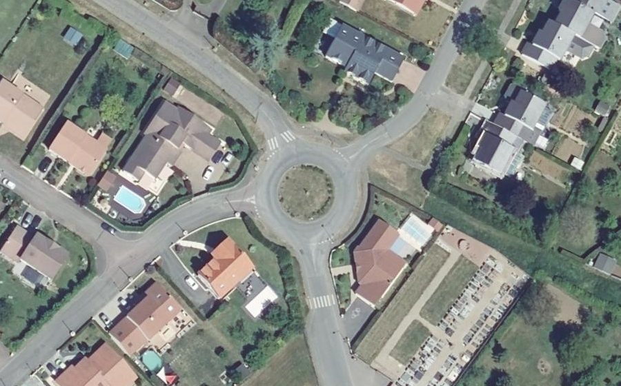 Vue aérienne du Rue Louis Godfrin
