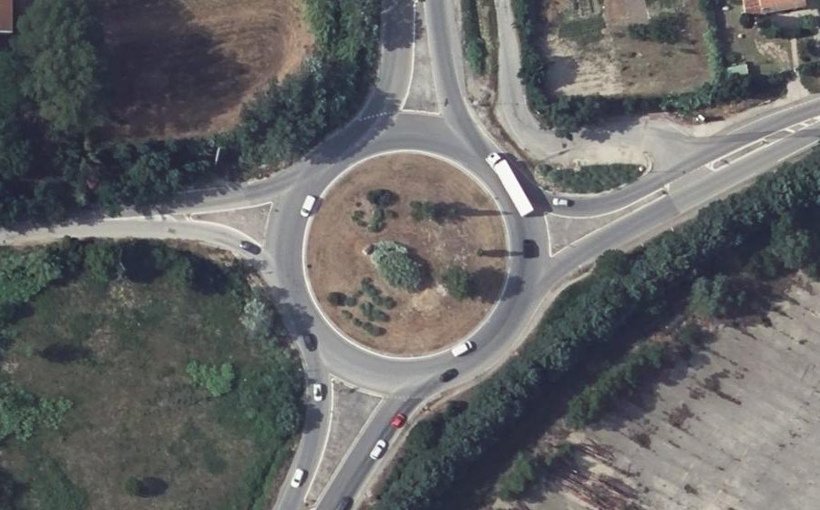 Vue aérienne du Route de Gimeaux