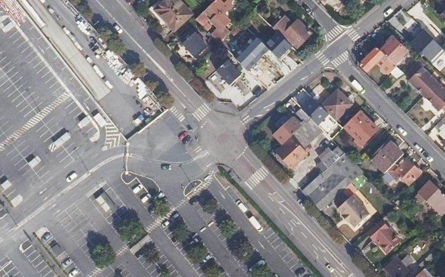 Vue aérienne du Rue Montgolfier