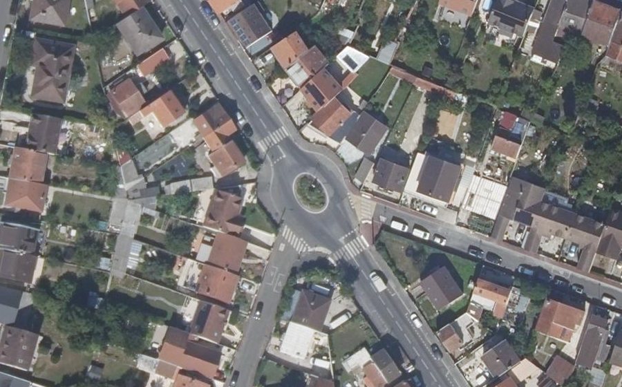 Vue aérienne du Avenue Ambroise Croizat