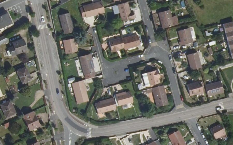 Vue aérienne du Allée des Pommiers