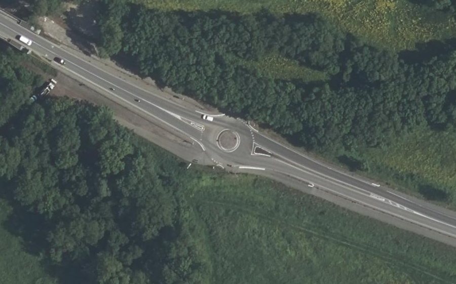 Vue aérienne du Rond-point anonyme n°27003394