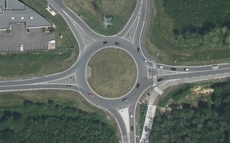 Vue aérienne du Route de Lacanau
