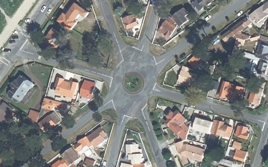 Vue aérienne du Place Lafayette