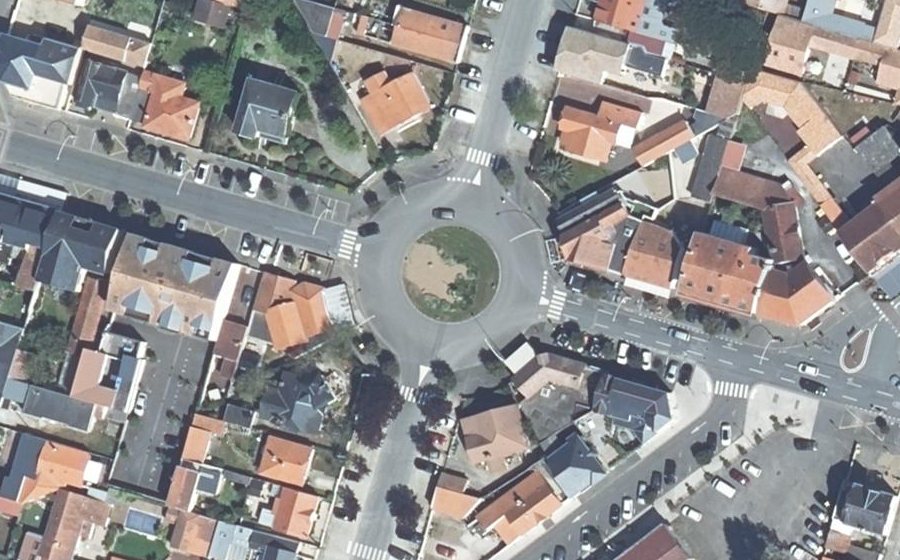 Vue aérienne du Place de la Concorde