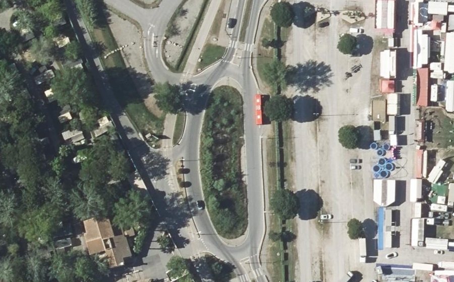 Vue aérienne du Route de l'Espiguette