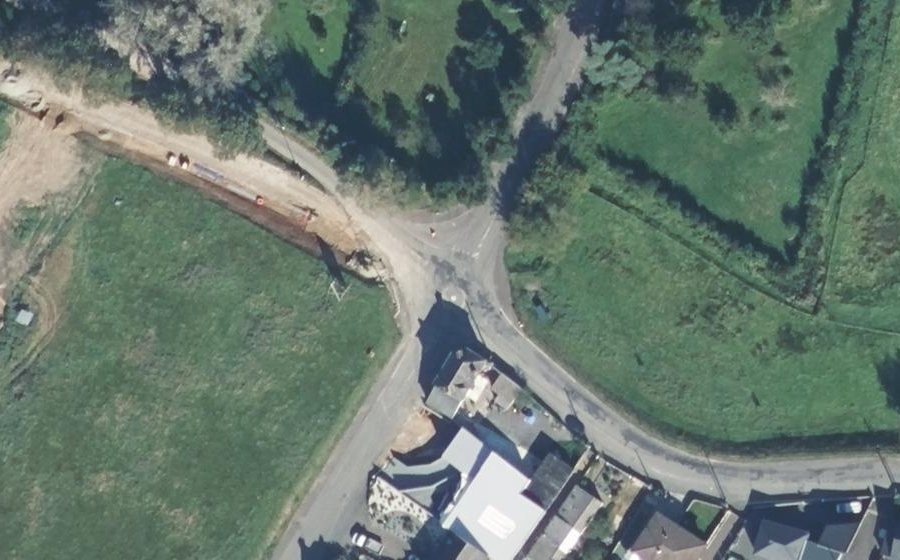 Vue aérienne du Rond-point anonyme n°27068509