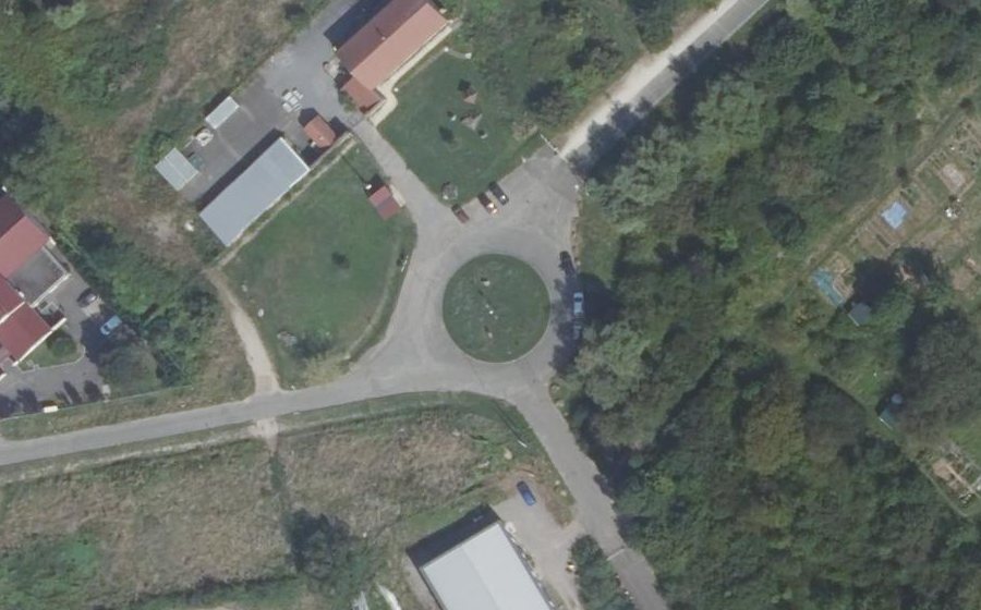 Vue aérienne du Sentier des Bordes