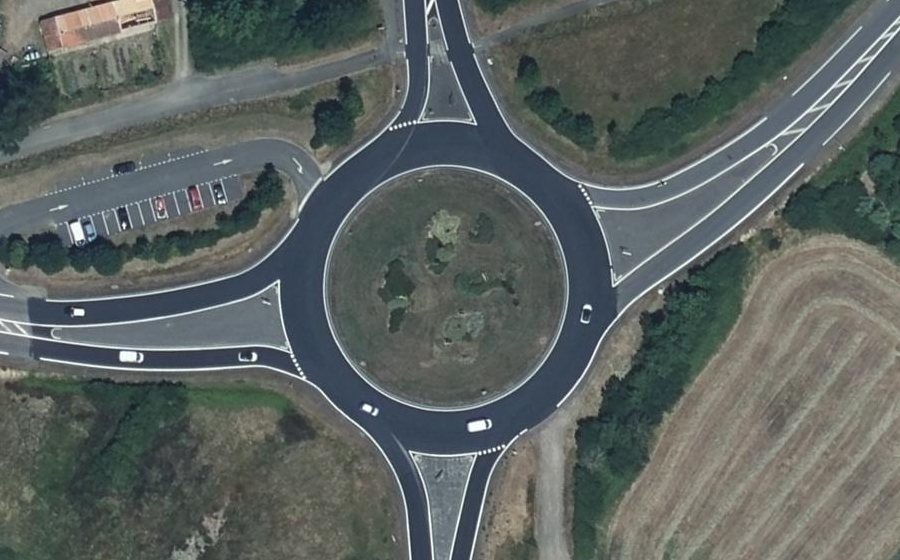 Vue aérienne du Porte de Saint-Jean