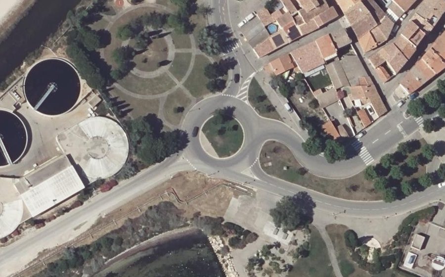 Vue aérienne du Rue Jeanne d'Arc