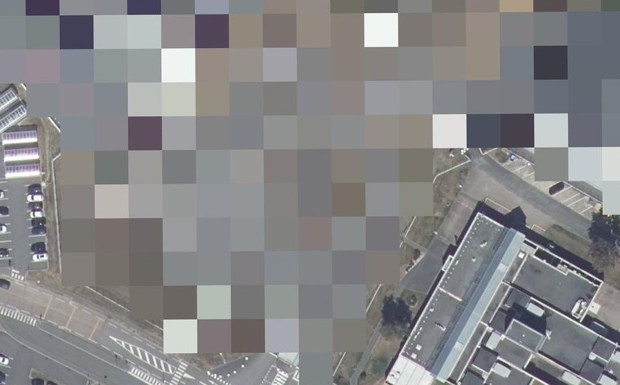 Vue aérienne du Rond-point anonyme n°272966518