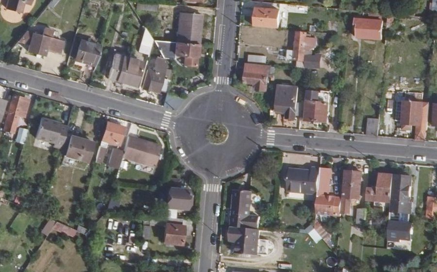 Vue aérienne du Place Provensal