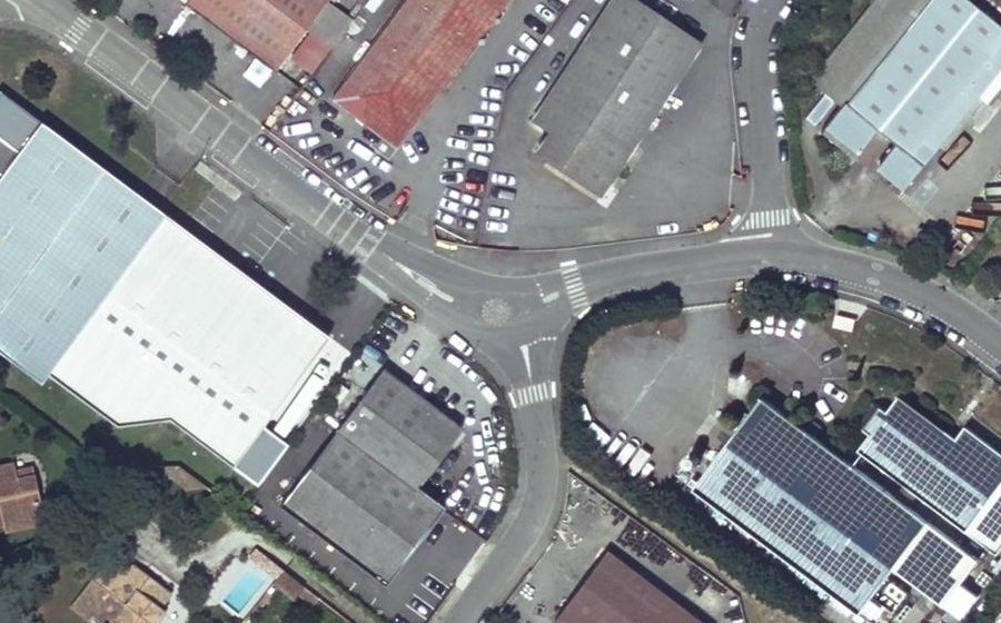 Vue aérienne du Rue Aristide Berges