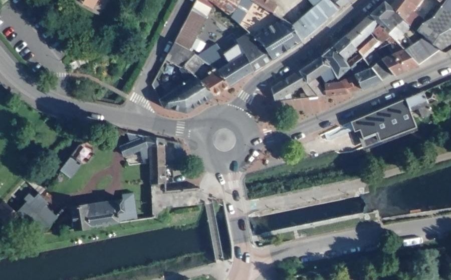 Vue aérienne du Place Roger Salengro