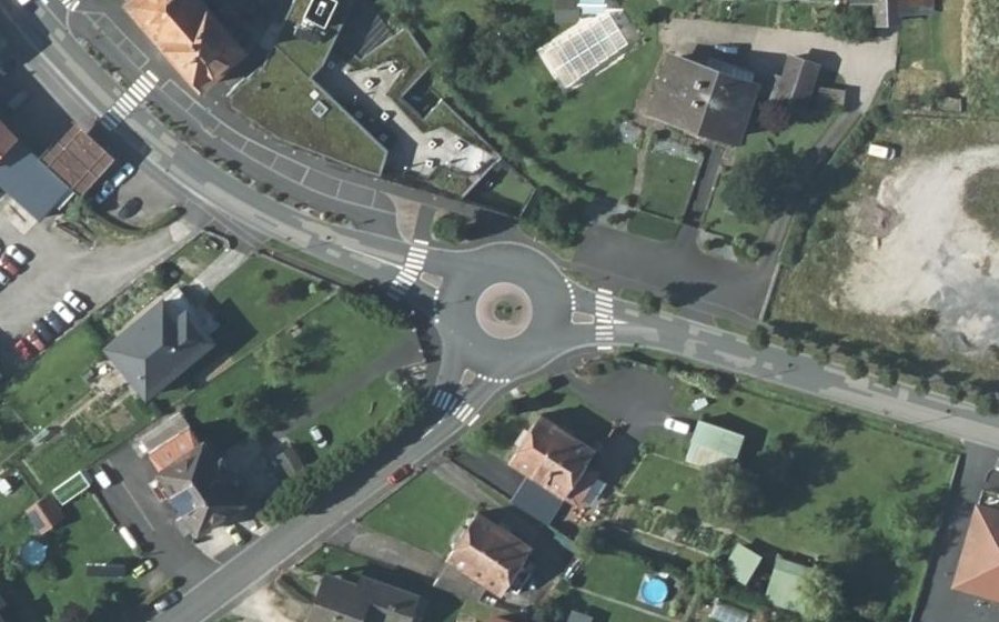 Vue aérienne du Rue de Phalsbourg