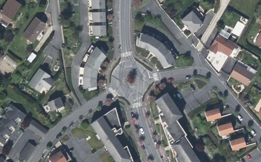 Vue aérienne du 30