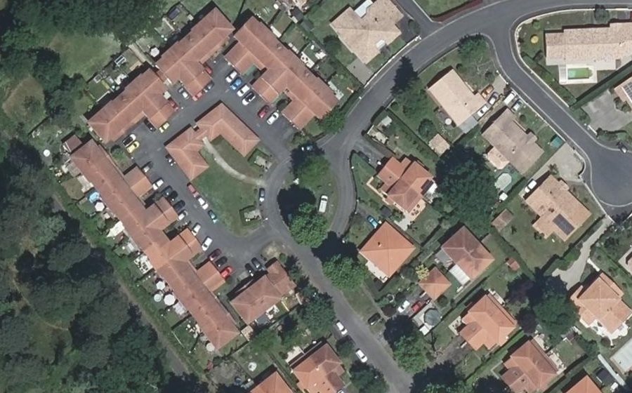 Vue aérienne du Rue du Petit Gazinet