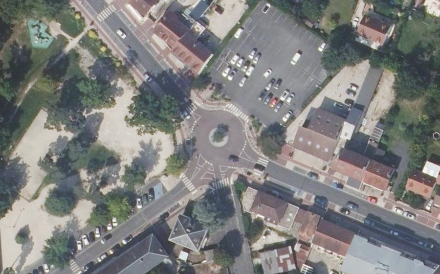 Vue aérienne du Avenue Gabriel Péri